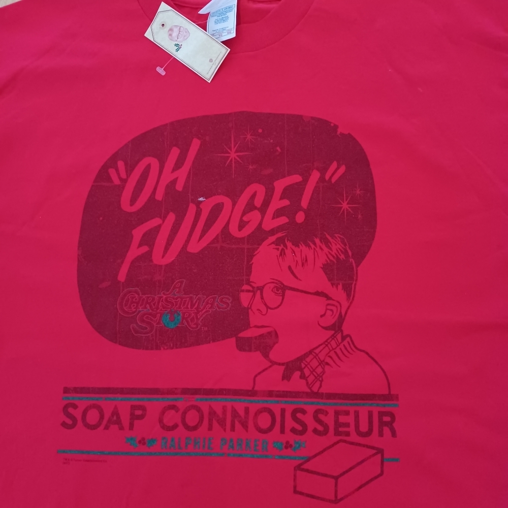 Christmas Story Tee Shirt adult Size XL red